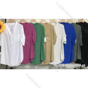 Damen-Tunika-Shirt mit 3/4-Ärmeln (S/M Einheitsgröße) ITALIAN FASHION IMPGM2321052