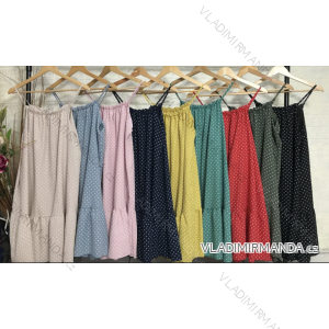 Sommerkleid mit Trägern für Damen (Einheitsgröße S/M) ITALIAN FASHION IMPGM2319505