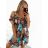 Kurzärmliges Sommerkleid für Damen (Einheitsgröße S/M) ITALIAN FASHION IMM23M20814