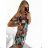 Kurzärmliges Sommerkleid für Damen (Einheitsgröße S/M) ITALIAN FASHION IMM23M20814