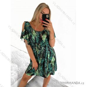 Kurzärmliges Sommerkleid für Damen (Einheitsgröße S/M) ITALIAN FASHION IMM23M20814