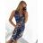 Kurzes ärmelloses Sommerkleid für Damen von Icecool (S / M ONE SIZE) ITALIAN FASHION IMM21694 S/M braun