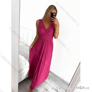 Kleid mit 3/4 Ärmeltasche für Damen (uni sl) ITALIAN Fashion IMWD20529