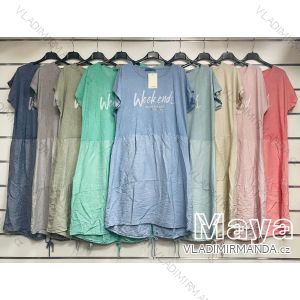 Šaty společenské dlouhé s variabilním vázáním dámské (S/M ONE SIZE) ITALSKÁ MÓDA IMWMY23970