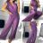 Eleganter Icecool-Overall für Damen (M/L, XL/XXL) AINUOSI ITALIAN FASHION IMB232785 M / L hellrosa
