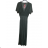Damen-Sommerkleid Icecool mit Ärmeln (M/L, XL/2XL) AINUOSI ITALIAN FASHION IMB232103