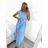 Sommer Kurzarm Sommerkleid (S / M ONE SIZE) ITALIENISCHE MODE IMWY21019