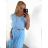 Sommer Kurzarm Sommerkleid (S / M ONE SIZE) ITALIENISCHE MODE IMWY21019