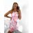Šaty letní na ramínka dámské (S/M ONE SIZE) ITALSKá MóDA IM923149 S/M schwarz
