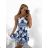Šaty letní na ramínka dámské (S/M ONE SIZE) ITALSKá MóDA IM923149 S/M schwarz