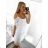 Sommerkleid mit Trägern und Spitze für Damen (Einheitsgröße S/M) ITALIAN FASHION IMWB23284