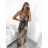 Eiskaltes ärmelloses langes Sommerkleid für Damen (S/M/L ONE SIZE) ITALIAN FASHION IMM22974