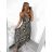 Langes Sommerkleid mit Trägern für Damen (S/M EINHEITSGRÖSSE) ITALIAN FASHION IMM23M2886H