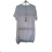 Šaty letní bavlněné s přívěškem krátký rukáv dámské (2XL/3XL ONE SIZE) ITALSKÁ MÓDA IMD22063 2XL/3XL weiß