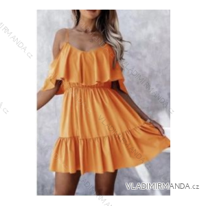 Langes ausgestelltes Damenkleid Carmen Shoulders (S / M ONE SIZE) ITALIAN FASHION IMWA221622