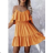 Langes ausgestelltes Damenkleid Carmen Shoulders (S / M ONE SIZE) ITALIAN FASHION IMWA221622 M / L oranžová