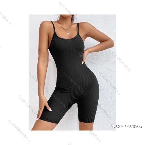 Šaty letní na ramínka dámské (S/M ONE SIZE) ITALSKÁ MÓDA IMPBB22B21841 S/M schwarz