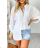 T-Shirt Kurzarm Frauen (UNI S / L) ITALIENISCHE MODE IMK20128