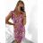 Ärmelloses Sommerkleid für Damen (M/L, XL/2XL) ITALIAN FASHION IMB23F829/DU XL/2XL Rosa