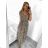 Langes ärmelloses Sommerkleid für Damen (M/L, XL/2XL) ITALIAN FASHION IMB23F909