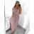 Langes ärmelloses Sommerkleid für Damen (M/L, XL/2XL) ITALIAN FASHION IMB23F909