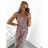 Langes ärmelloses Sommerkleid für Damen (M/L, XL/2XL) ITALIAN FASHION IMB23F909
