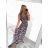 Ärmelloses langes Sommerkleid für Damen (M/L, XL/2XL) AINUOSI ITALIAN FASHION IMB23F908