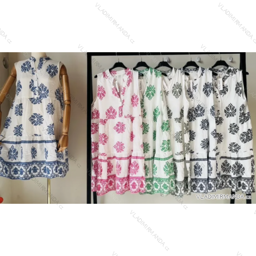 Ärmelloses Sommerkleid für Damen (Einheitsgröße S/M) ITALIAN FASHION IMPEM234131A