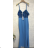 Elegantes Sommerkleid mit glitzernden Pailletten für Damen (Einheitsgröße S/M) ITALIAN FASHION IMPGM236128