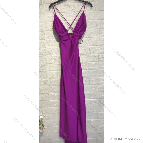 Langes, elegantes, trägerloses Sommerkleid für Damen (Einheitsgröße S/M) ITALIAN FASHION IMPGM2310977