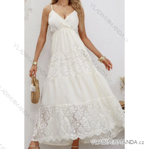 Langes, trägerloses Sommerkleid im Boho-Stil für Damen (Einheitsgröße S/M) ITALIAN FASHION IMPGM236416