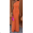 Langes, elegantes, ärmelloses Sommerkleid für Damen (Einheitsgröße S/M) ITALIAN FASHION IMPGM232681