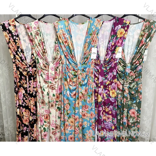 Langes ärmelloses Sommerkleid für Damen (S/M EINHEITSGRÖSSE) ITALIAN FASHION IMPLP2392490013