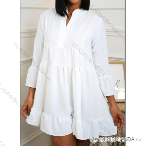 Kurzarm-Sommerhemdkleid für Damen in Übergröße (M/L/XL/2XL Einheitsgröße) ITALIAN FASHION IMP168231360