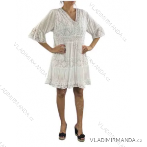 Sommer-Spitzen-Boho-Kurzarmkleid für Damen (Einheitsgröße S/M/L/XL) ITALIAN FASHION IMP1682321121