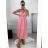 Ärmelloses Damen-Sommerkleid (S / M ONE SIZE) ITALIAN FASHION IMWC222493 S/M hellrosa