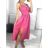 Ärmelloses Damen-Sommerkleid (S / M ONE SIZE) ITALIAN FASHION IMWC222493 S/M hellrosa
