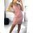 Šaty letní na ramínka dámské (S/M ONE SIZE) ITALSKÁ MÓDA IMWB22110 S/M lila
