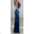 Langes, elegantes, ärmelloses Sommerkleid für Damen (Einheitsgröße S/M) ITALIAN FASHION IMPBB23C29640