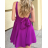 Trägerloses kurzes Partykleid für Damen (Einheitsgröße S/M) ITALIAN FASHION IMPBB23A200591