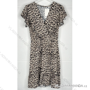 Damen-Sommerkleid mit kurzen Ärmeln (S/M EINHEITSGRÖSSE) ITALIAN FASHION IMPBB23F10868B