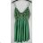 Elegantes Sommerkleid mit glitzernden Pailletten für Damen (Einheitsgröße S/M) ITALIAN FASHION IMPBB23O770