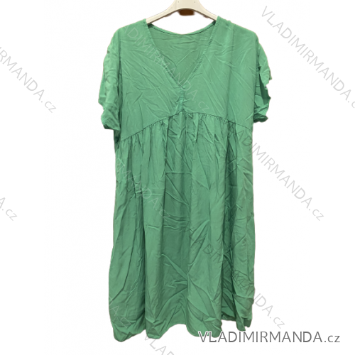 Lässiges Oversize-Kurzarmkleid für Damen in Übergröße (XL/2XL EINHEITSGRÖSSE) ITALIAN FASHION IM723DANA