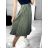 Langes Chiffon-Kurzarmkleid für Damen (S/M ONE SIZE) ITALIAN FASHION IMWGM23456