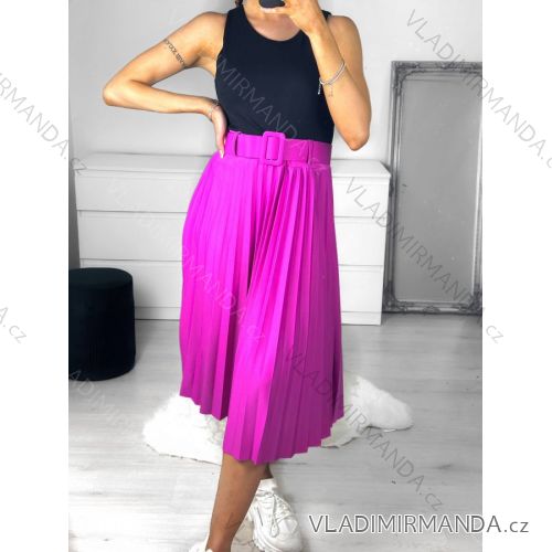 Langes Chiffon-Kurzarmkleid für Damen (S/M ONE SIZE) ITALIAN FASHION IMWGM23456