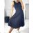 Langes Chiffon-Kurzarmkleid für Damen (S/M ONE SIZE) ITALIAN FASHION IMWGM23456