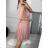 Šaty letní na ramínka dámské (S/M ONE SIZE) ITALSKÁ MÓDA IMPBB22B21841 weiß S / M