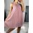 Kleid übergroße Kurzarm Damen (UNI S-L) ITALIAN FASHION IMD20187