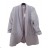 Langes Chiffon-Kurzarmkleid für Damen (S/M ONE SIZE) ITALIAN FASHION IMWGM23456 L/XL lila
