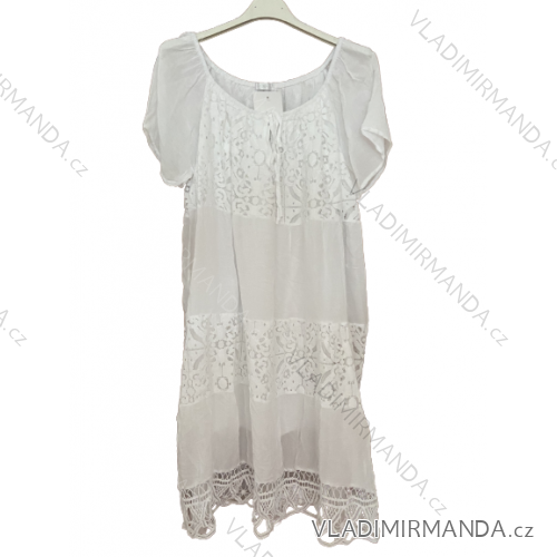 Frauen trägerloses Kleid (uni sl) ITALIENISCHE MODA IM420809